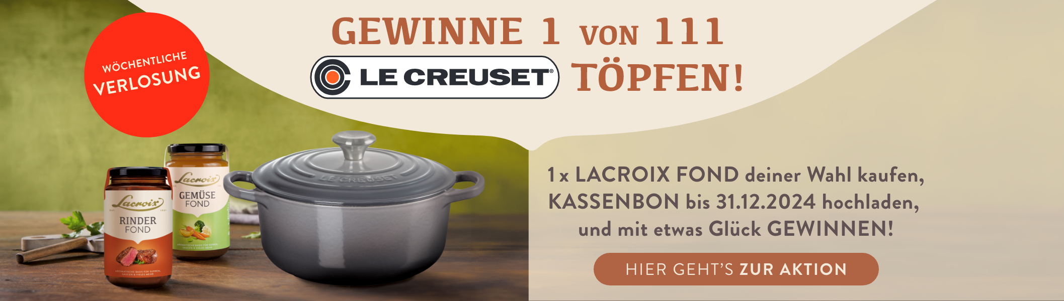 Lacroix - Gewinne einen Le Creuset Topf